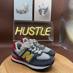 New Balance 574 Rugged Blue Yellow (TD) Sz 13